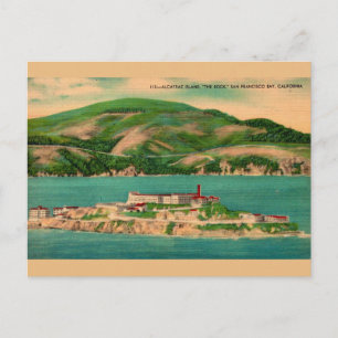 Alcatraz-Gefängnis-Postkarte Postkarte