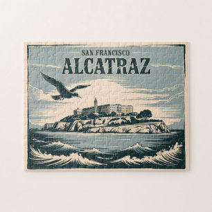 Alcatraz Insel Gefängnis San Francisco Reise Retro