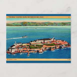 Alcatraz-Insel Postkarte