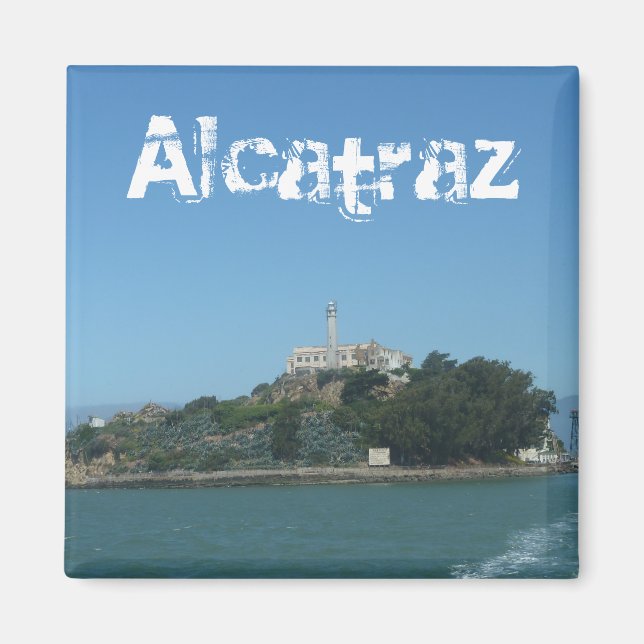 Alcatraz Island San Francisco Foto Magnet Gefangen (Vorne)