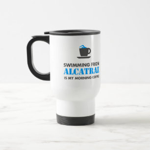 Alcatraz ist meine Morgenkaffee Reise-Tasse Reisebecher
