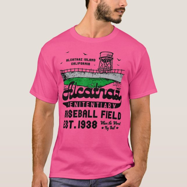 Alcatraz Penitentin Baseball Field T-Shirt (Vorderseite)