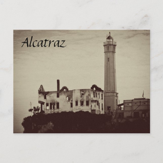 Alcatraz Postkarte (Vorderseite)