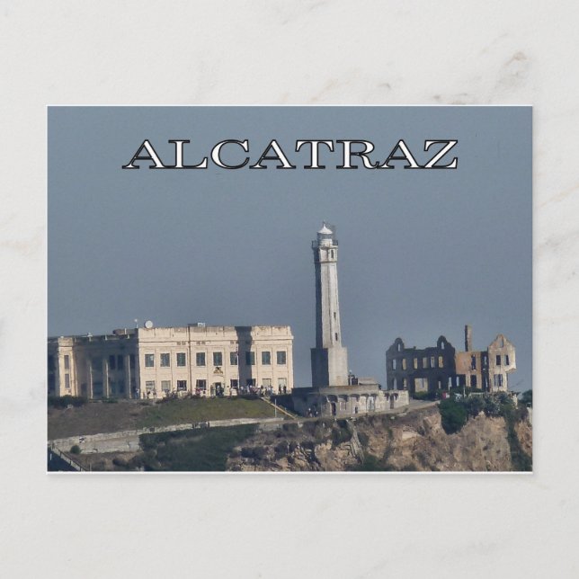 Alcatraz Postkarte (Vorderseite)