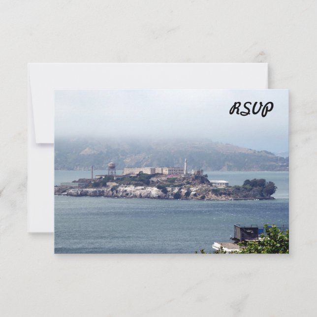 Alcatraz RSVP Karte (Vorderseite)
