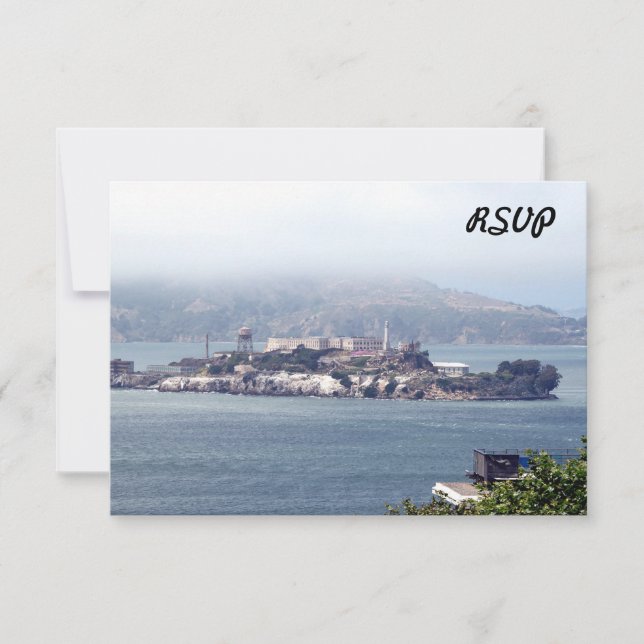 Alcatraz RSVP Karte (Vorderseite)