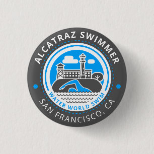 Alcatraz Schwimmerknopf Button