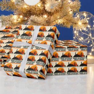 Alcatraz wieder großartig machen geschenkpapier