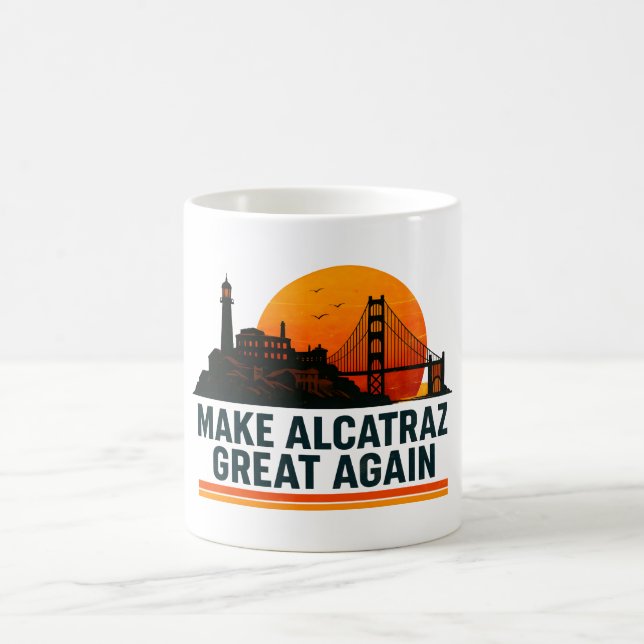 Alcatraz wieder großartig machen kaffeetasse (Mittel)