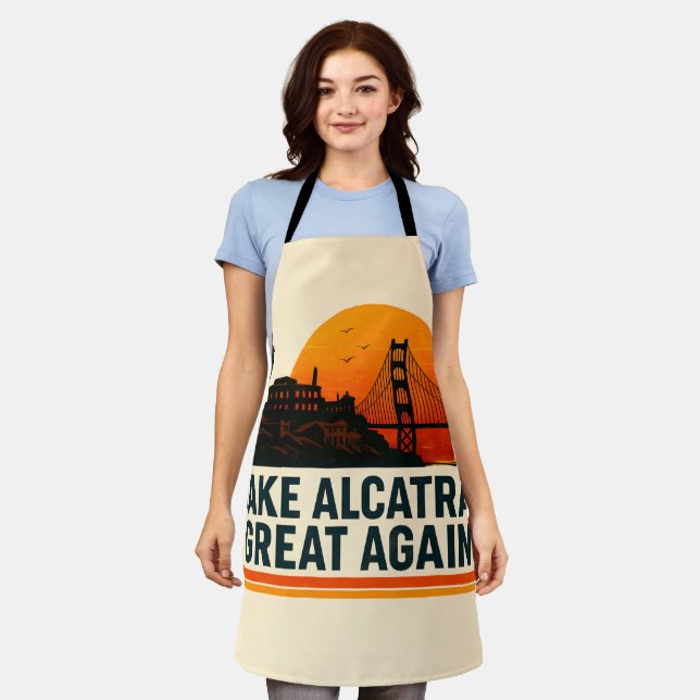 Alcatraz wieder großartig machen schürze (Getragen)