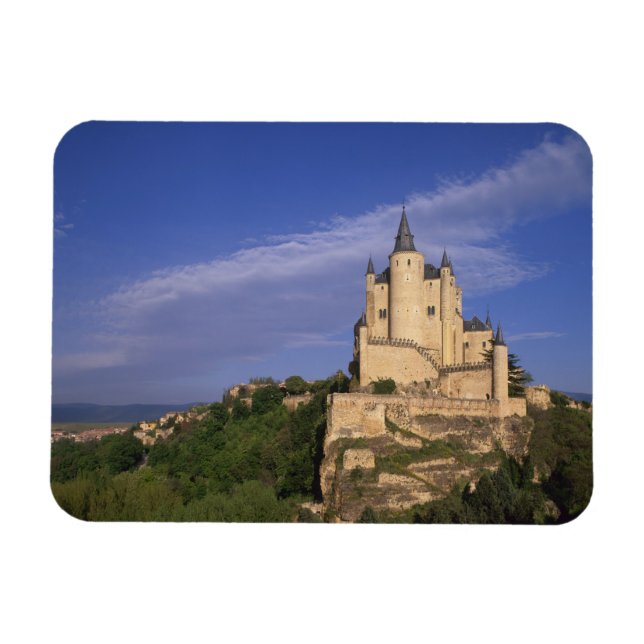 Alcazar, Segovia, Kastilien Leon, Spanien Magnet (Horizontal)