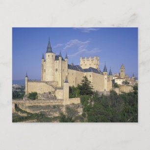 Alcazar, Segovia, Olivenölseife Leon, Spanien Postkarte