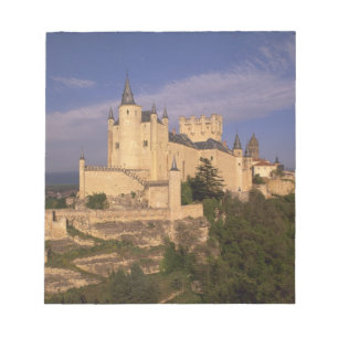 Alcazar und Kathedrale, Segovia, Kastilien und Leó Notizblock