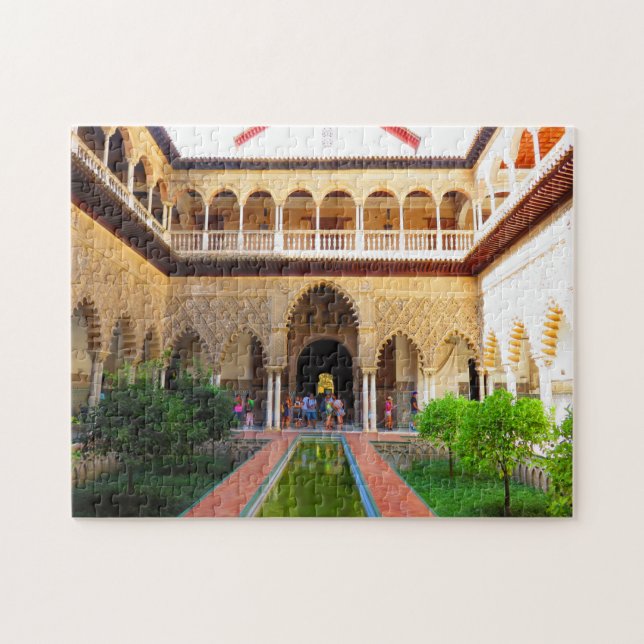 Alcazar von Sevilla-Puzzlespiel (Horizontal)