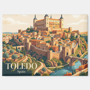 Alcazar von Toledo Spanien Magnet