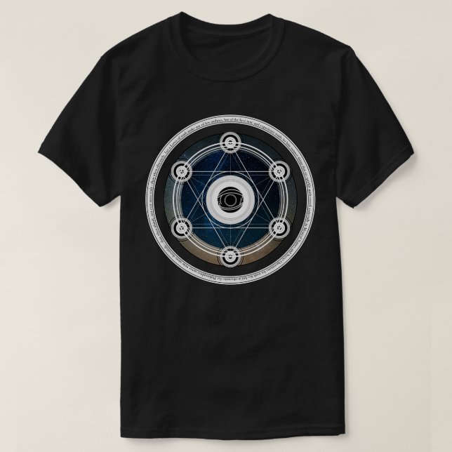 Alchemic Sacred Geometry T-Shirt (Design vorne)