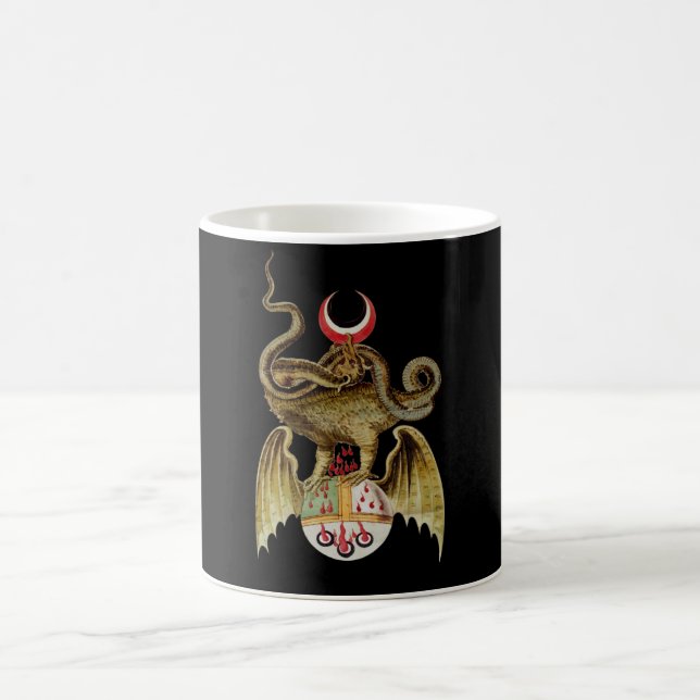 Alchemie-Drache Kaffeetasse (Mittel)