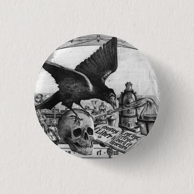 Alchemie-Kunst Button (Vorderseite)