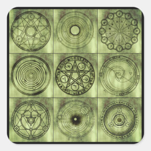 Alchemie-Symbole Aufkleber