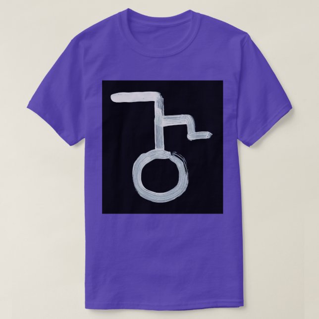 Alchemische Symbole führen sieben invertiert T-Shirt (Design vorne)