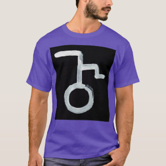 Alchemische Symbole führen sieben invertiert T-Shirt