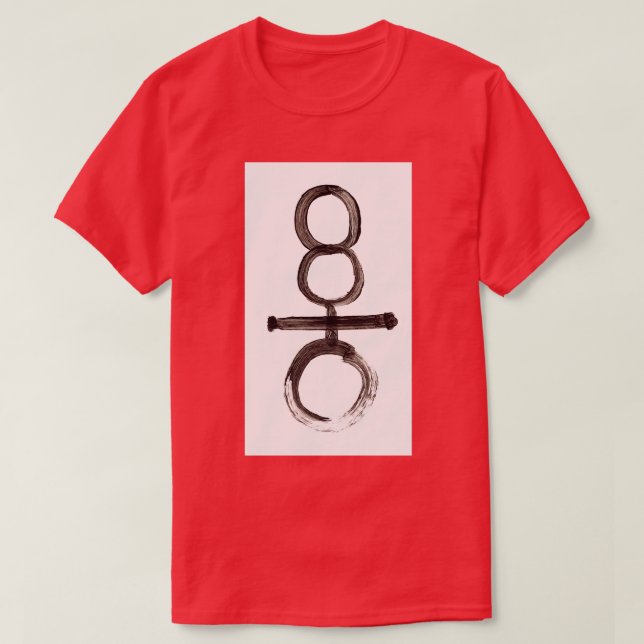 Alchemische Symbole Sediment T-Shirt (Design vorne)