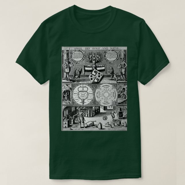 Alchemisches Artwork 4 T-Shirt (Design vorne)