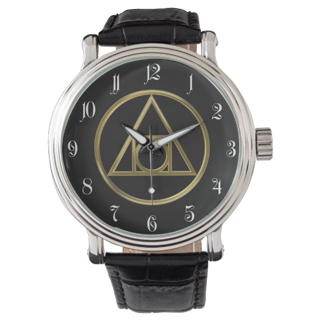 Alchemisches Symbol Armbanduhr (Vorderseite)