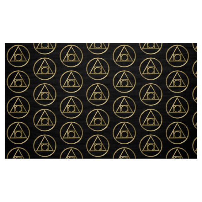 Alchemisches Symbol Stoff (Fat Quarter (45,7 x 55,9 cm))