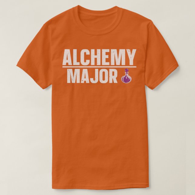 Alchemist Alchemy Major Chemistry T-Shirt (Design vorne)