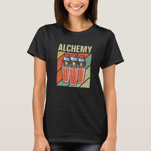 Alchemist Alchemy Potion Chemist Chemistry Magic L T-Shirt (Vorderseite)