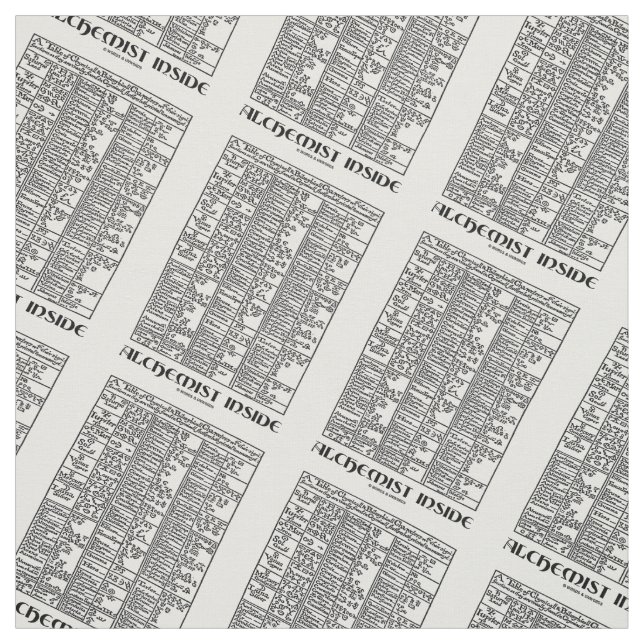 Alchemist innerhalb des mittelalterlichen stoff (Muster)