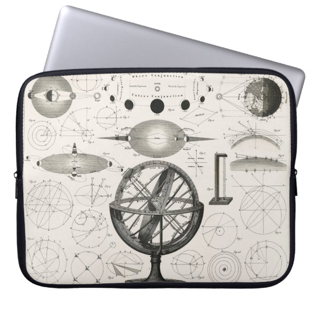 Alchemist Moon Chart Laptopschutzhülle (Vorderseite)