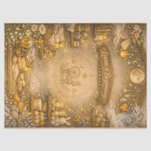 Alchemisten-Kinderzimmer Seidenpapier