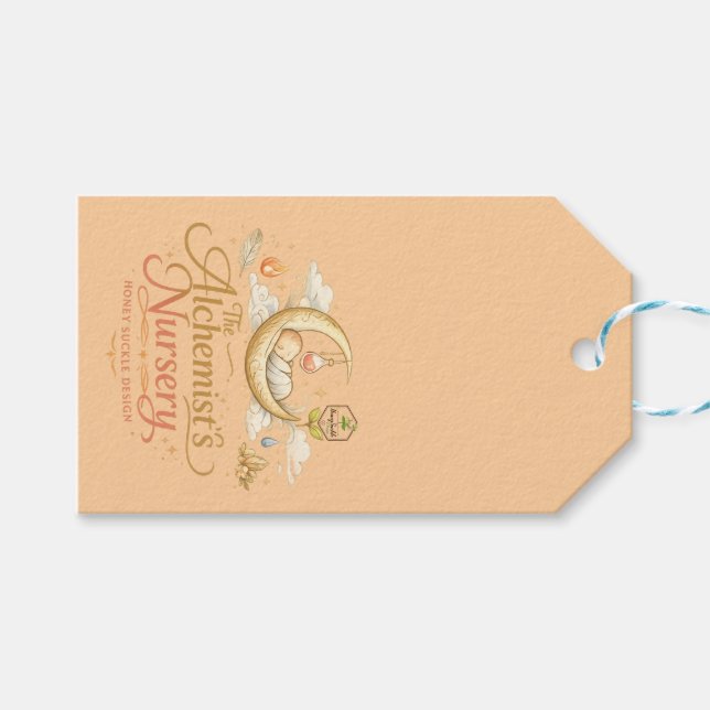 Alchemistenkinderzimmer Geschenkanhänger (Vorderseite (Horizontal))