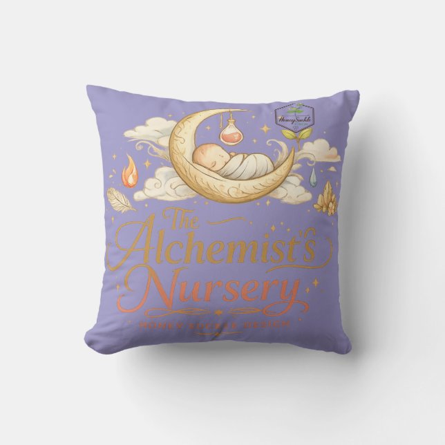 Alchemistenkinderzimmer Kissen (Vorderseite)