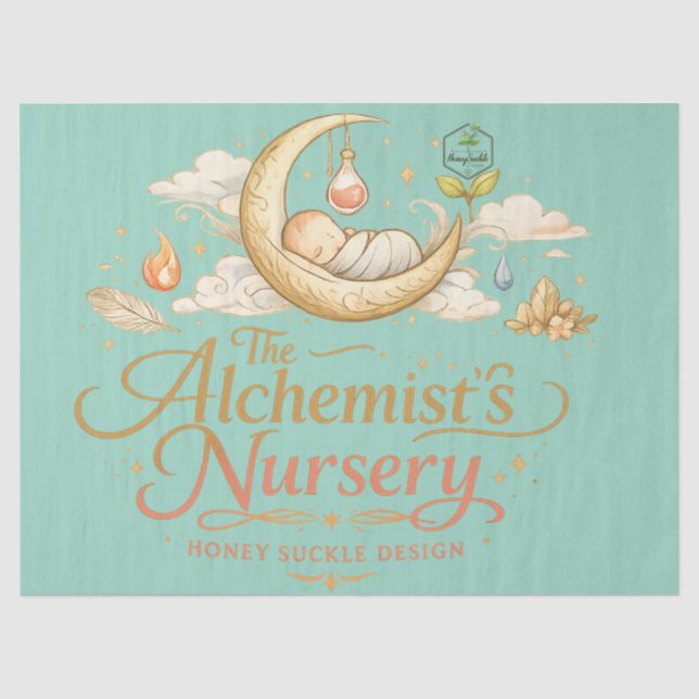 Alchemistenkinderzimmer Seidenpapier (Vorderseite)