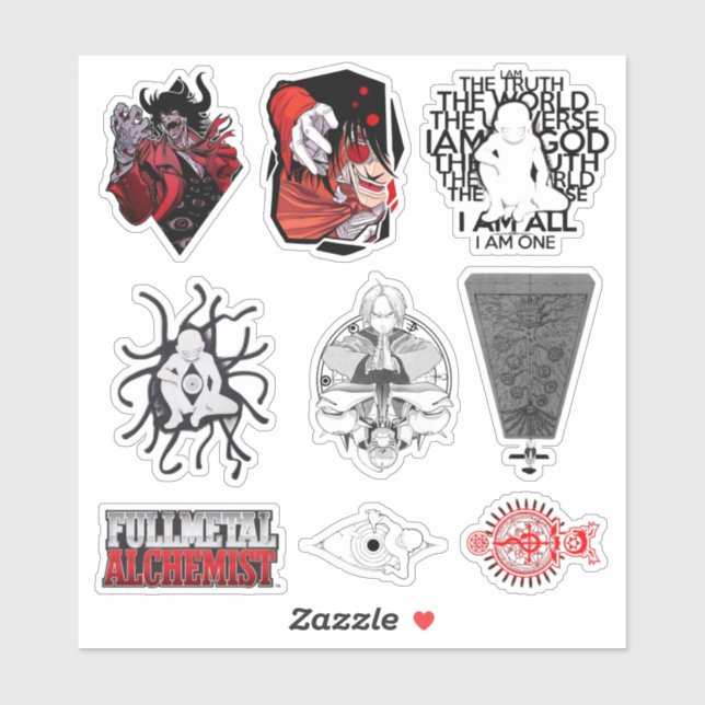 ⚙️ Alchemy Brothers⚙️ Stickers Aufkleber (Blatt)