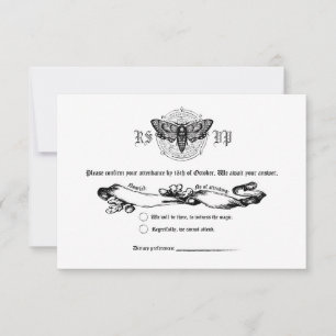 Alchemy Gothic Antwortkarte RSVP Karte