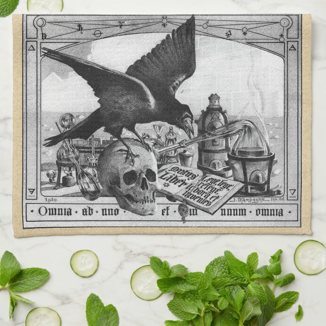 Alchemy Laboratory Geschirrtuch (Gefaltet)