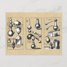 Alchemy Laboratory Mortar and Pestle Postkarte