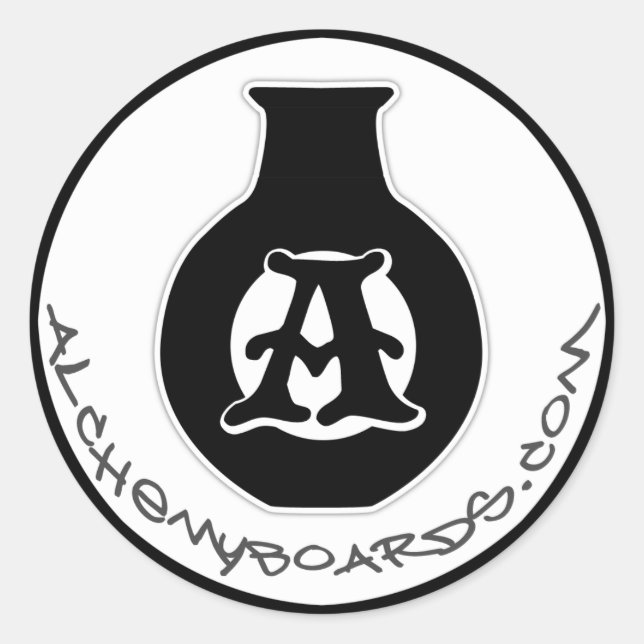 Alchemy-Logo-Aufkleber Runder Aufkleber (Vorderseite)