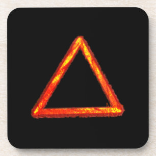 Alchemy-Symbol für das Blazing-Feuerelement Getränkeuntersetzer