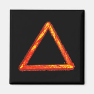 Alchemy-Symbol für das Blazing-Feuerelement Magnet