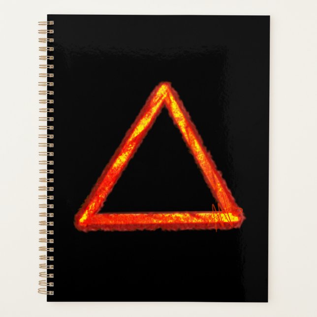 Alchemy-Symbol für das Blazing-Feuerelement Planer (Vorderseite)