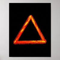 Alchemy-Symbol für das Blazing-Feuerelement
