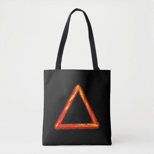 Alchemy-Symbol für das Blazing-Feuerelement Tasche (Vorderseite)
