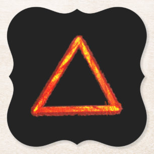 Alchemy-Symbol für das Blazing-Feuerelement Untersetzer