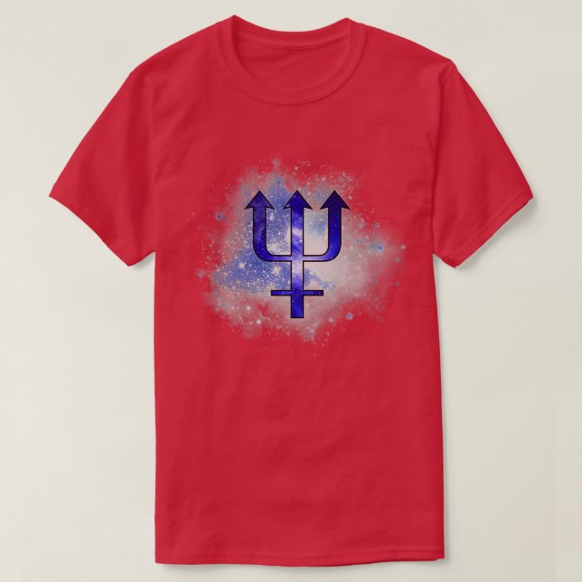 Alchemy-Symbol für Neptun T-Shirt (Design vorne)