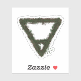 Alchemy-Symbol für Rocky Earth-Element Aufkleber